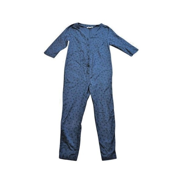 The Nines by HATCH Maternity Size Small AOP Jumpsuit Long Sleeves Relaxed Fit - Picture 1 of 8